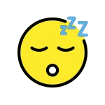 Sleeping Face SVG Icon